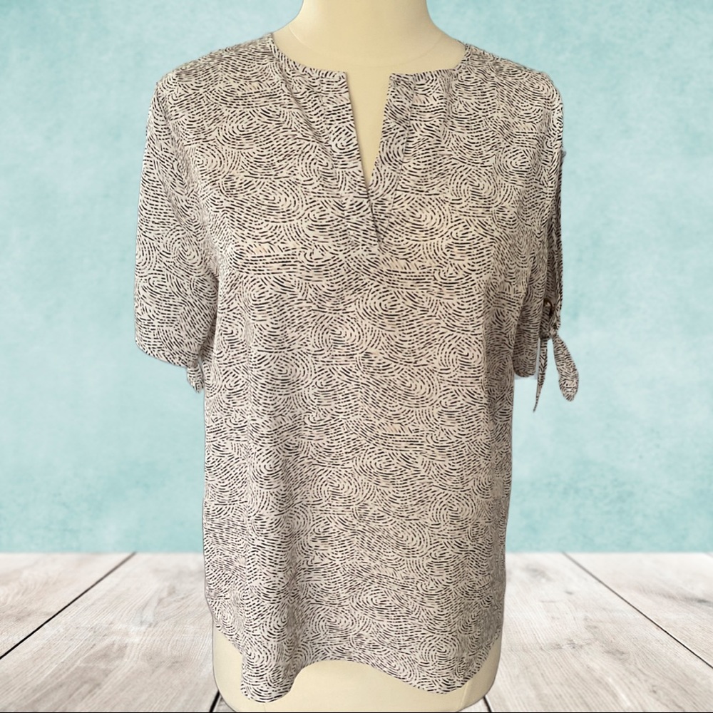 Ivanka Trump Blouse with Tie Sleeves